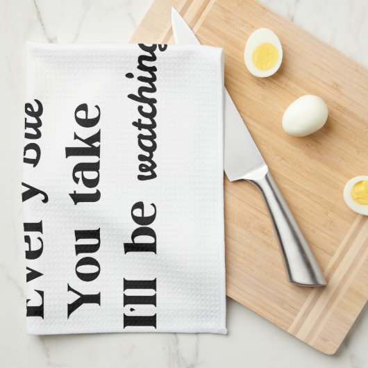 Funny Dog Sprichwort Foto Handtuch (Viertel Falte)