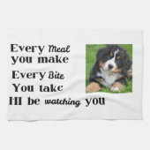 Funny Dog Sprichwort Foto Handtuch (Horizontal)