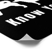 Funny Dog T _ Excuse Me, Do I Know You _ Gift Poster (Ecke)