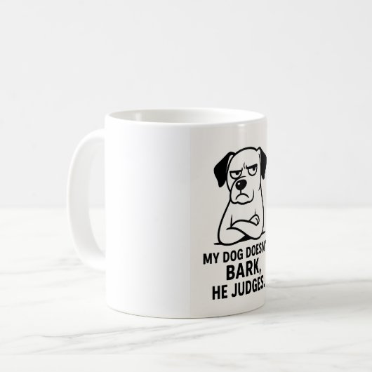 Funny dog Tasse (Vorderseite Links)
