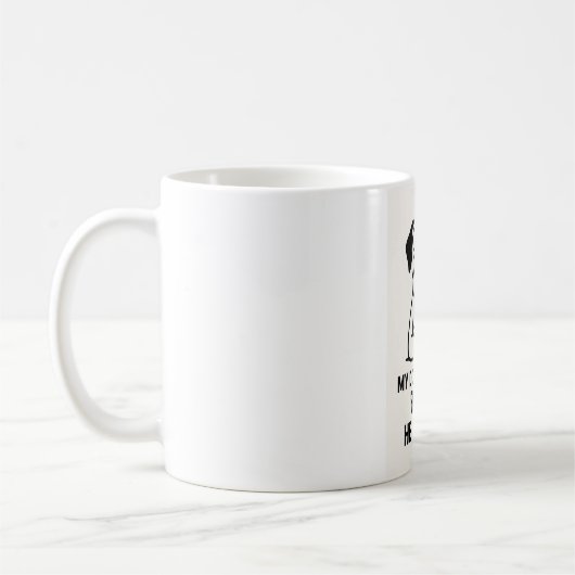 Funny dog Tasse (Links)