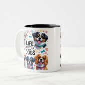 Funny Dog Tasse Coffee Lovers Design Pets Tasse Wr (Vorderseite Links)