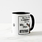 Funny Dog Tasse - Miniature Pinscher (VorderseiteRechts)