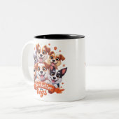 Funny Dog Tasse Wrap Dog Kaffee Liebhaber Geschenk (Vorderseite Links)