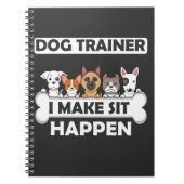 Funny Dog Trainer Humor Puppy Education Notizblock (Vorderseite)
