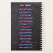 Funny Dog Trainer Planer (Rückseite)