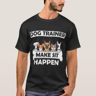 Funny Dog Trainer Spaß Welpe Bildung T-Shirt
