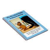 Funny Dog Training Spaß Notebook Notizblock (Rechte Seite)