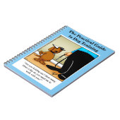 Funny Dog Training Spaß Notebook Notizblock (Linke Seite)