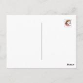 Funny Dog und S’more Design - Kawaii Pet Lover Pub Postkarte (Rückseite)