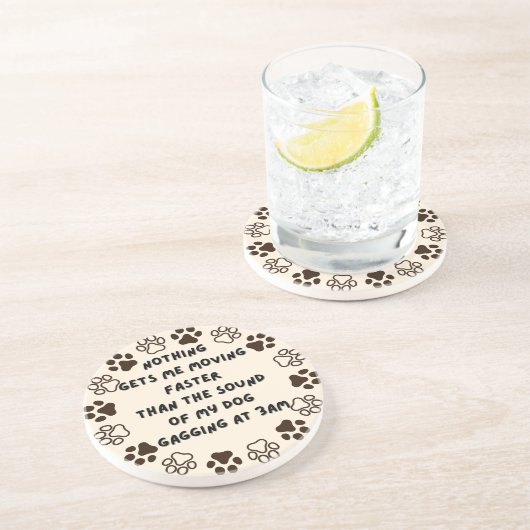 Funny Dog Untersetzer (Seite)