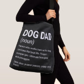 Funny Dog Vater Definition Tragetaschen Mit Langen Trägern (Von Nahem)