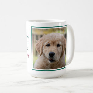 Funny Dog Vater Frohe Weihnachts Haustier Foto Kaffeetasse