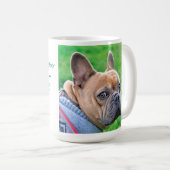 Funny Dog Vater Personalisiert Pet Foto Weihnachte Kaffeetasse (VorderseiteRechts)