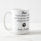 Funny Dog Vater Pet Foto Kaffeetasse (Links)