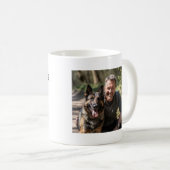Funny Dog Vater Quote Foto Kaffeetasse (VorderseiteRechts)