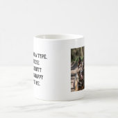 Funny Dog Vater Quote Foto Kaffeetasse (Mittel)