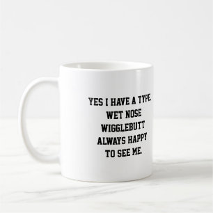Funny Dog Vater Quote Foto Kaffeetasse