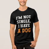 Funny Dog Vater Tri-Blend Shirt (Vorderseite)