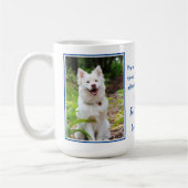 Funny Dog Vater - Vatertag Haustier Foto Hundeschr Kaffeetasse (Links)