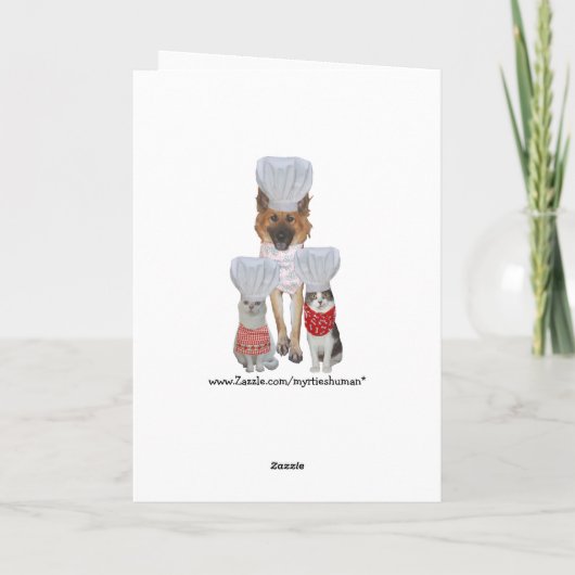 Funny Dog Vatertag Card Karte (Rückseite)