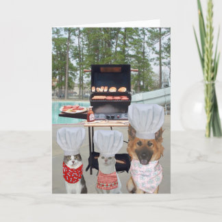 Funny Dog Vatertag Card Karte