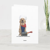 Funny Dog Vatertag Karte (Rückseite)