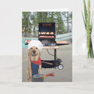 Funny Dog Vatertag Karte