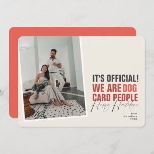 Funny Dog Weihnachtskarte Elfenbeinglücke Feiertag Feiertagskarte