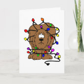 Funny Dog Weihnachtslicht Desaster Weihnachten Wei (Vorderseite)