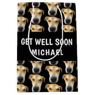 Funny Dog wird bald gut Personalisiert Mittlere Geschenktüte