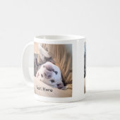 Funny Dog wird nicht zu einem komischen Foto Kaffeetasse (Vorderseite Links)