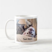 Funny Dog wird nicht zu einem komischen Foto Kaffeetasse (Links)
