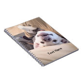 Funny Dog wird nicht zu einem komischen Foto Notizblock (Rechte Seite)