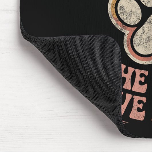 Funny Dog Zitat Mousepad (Ecke)