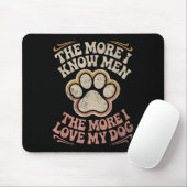 Funny Dog Zitat Mousepad (Mit Mouse)