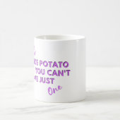 Funny Dog Zitat: Pitbullen sind wie Kartoffelchips Kaffeetasse (Mittel)