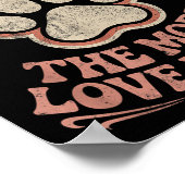 Funny Dog Zitat Poster (Ecke)