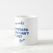 Funny Dog Zitat: Saint Bernards und Kartoffelchips Kaffeetasse (Mittel)