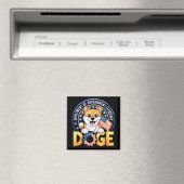 Funny Doge Crypto Meme Department of Government Ef Magnet (In Situ (Geschirrspüler))