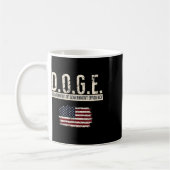 Funny Doge Department of Government Efficiency Kaffeetasse (Links)