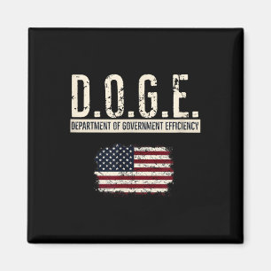 Funny Doge Department of Government Efficiency Magnet