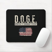Funny Doge Department of Government Efficiency Mousepad (Mit Mouse)