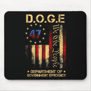 Funny Doge Department of Government Efficiency T-S Mousepad