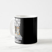 Funny Doge Meme d.o.g.e, Ministerium der Regierung Kaffeetasse (Vorderseite Links)