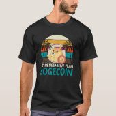 Funny Dogecoin Crypto Cryptocurrency Doge Hodl Fun T-Shirt (Vorderseite)
