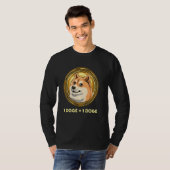 Funny Dogecoin Kryptowährung Meme Coin 1 Dose 1 D T-Shirt (Vorne ganz)