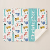 Funny Dogs Baby Sherpadecke (Vorderseite (Horizontal))