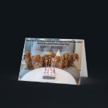 Funny Dogs Birthday Greeting Card  Karte<br><div class="desc">Funny Dogs with a cake Birthday greeting Card for the cat lovers in your life. This cute greeting card is a perfekt way to wish Happy Birthday to a friend,  co-worker,  family member or a special someone.</div>