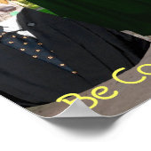 Funny Dogs Bleibe in School Poster (Ecke)